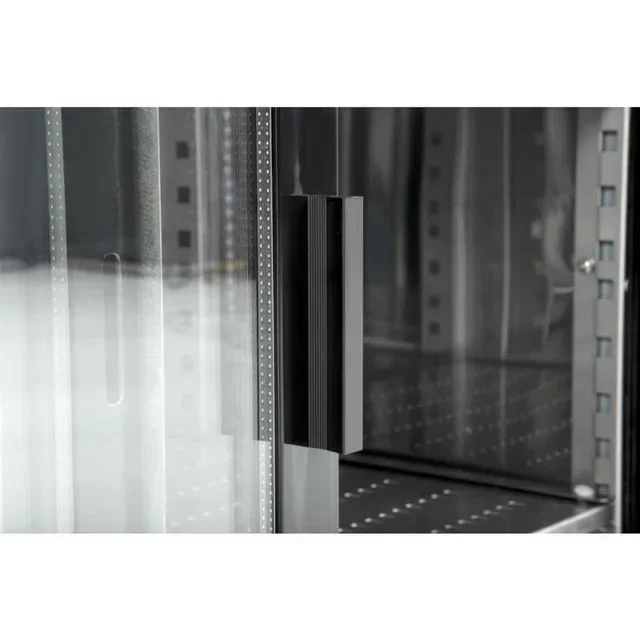 Retro Bancone Refrigerato 4 Ante Scorrevoli in Vetro 698 Litri