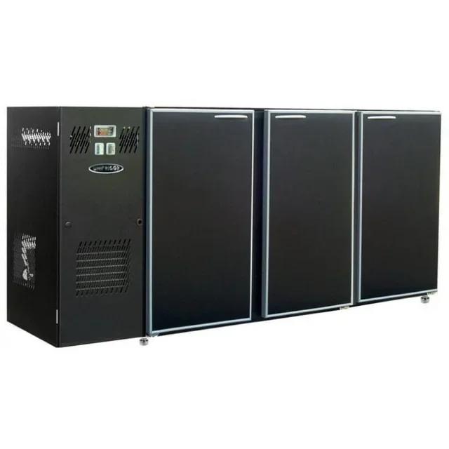 Arrière-Bar Réfrigéré Professionnel 3 Portes Pleines - 436 Litres - Froid Positif