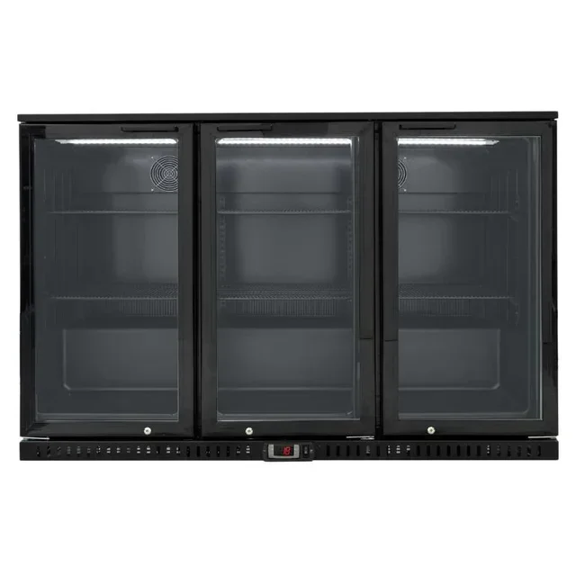 Back Bar Refrigerator Skinplate 3 Glass Doors 328 Liters - Refurbished