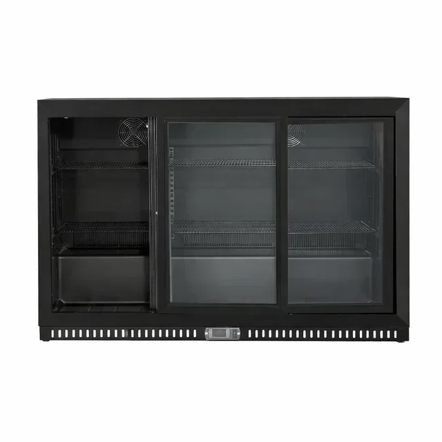 Mostrador Trasero Refrigerado Skinplate 3 Puertas Correderas de Cristal - Capacidad 328 Litros