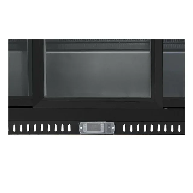 Mostrador Trasero Refrigerado Skinplate 3 Puertas Correderas de Cristal - Capacidad 328 Litros