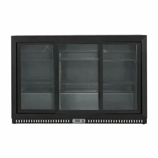 Mostrador Trasero Refrigerado Skinplate 3 Puertas Correderas de Cristal - Capacidad 328 Litros