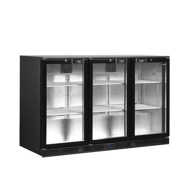 Arrière-bar Réfrigéré Vitré 3 Portes - 278 Litres