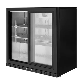 Balcão Traseiro Refrigerado Skinplate 2 Portas de Correr em Vidro 208L