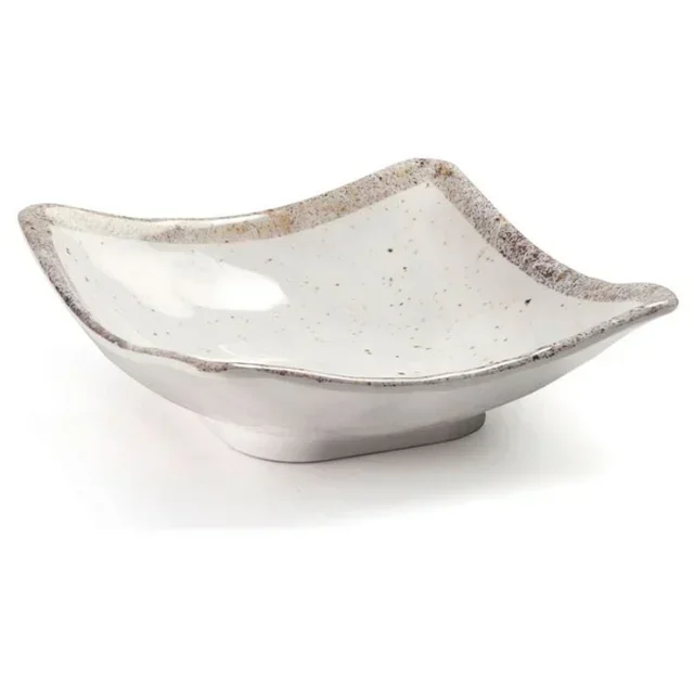 Flat Plate "Earth" Square Melamine - 19 x 19 cm