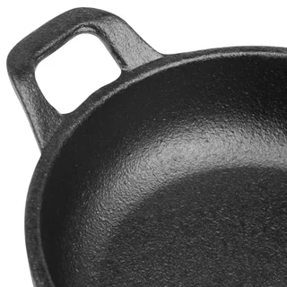 Sartén Redonda de Hierro Fundido con Asas - Diámetro 12 cm