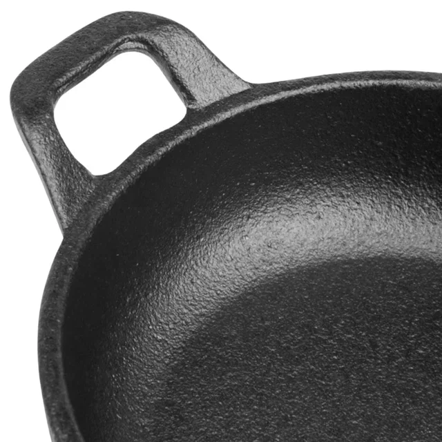 Sartén Redonda de Hierro Fundido con Asas - Diámetro 12 cm