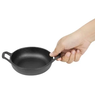 Sartén Redonda de Hierro Fundido con Asas - Diámetro 12 cm