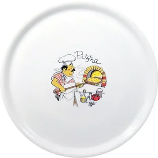 Pizza Plate Pizzaiolo Design 33 cm - Diameter 330 mm