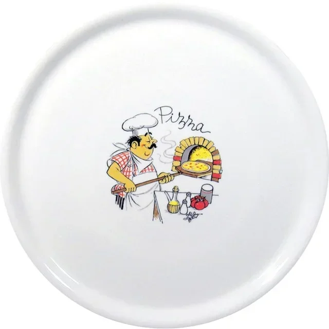 Pizza Plate Pizzaiolo Design 33 cm - Diameter 330 mm