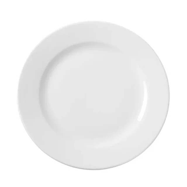 Round White Plate 20 cm - Delta Collection