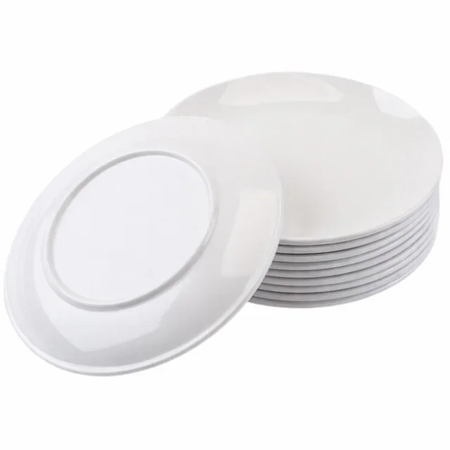 Round Melamine Plate Ø 17.7 cm - Pack of 10