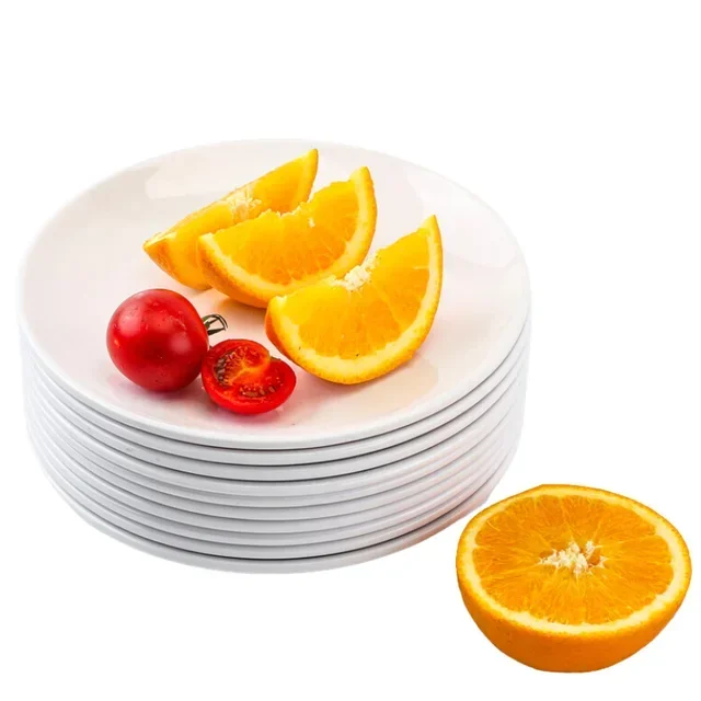 Round Melamine Plate Ø 17.7 cm - Pack of 10