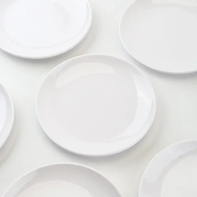 Round Melamine Plate Ø 17.7 cm - Pack of 10