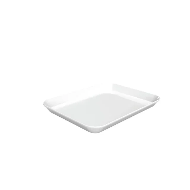 White Melamine Serving Plate - 150 x 190 x 17 mm - Pack of 5