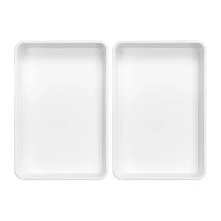 White Melamine Serving Plate - 150 x 190 x 17 mm - Pack of 5