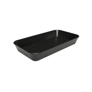 Melamine Serving Plate Black - 160 x 290 x 17 mm - Set of 5