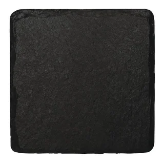 Natur Schiefer Teller Quadratisch 13 cm