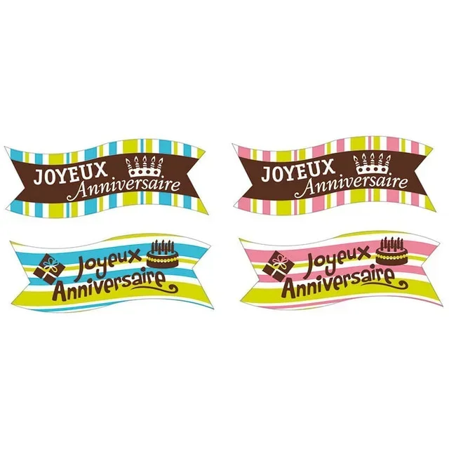 Platos de Cartón Cumpleaños Festivo - 24 Piezas