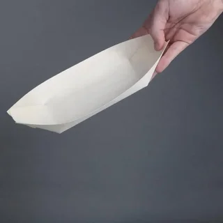 Einweg-Teller Ökologisch 25 cm - 100 Stück - Pappelblatt Material