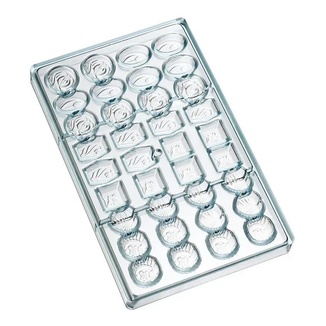 Assortment of 36 Chocolate Molds - Molding Plate