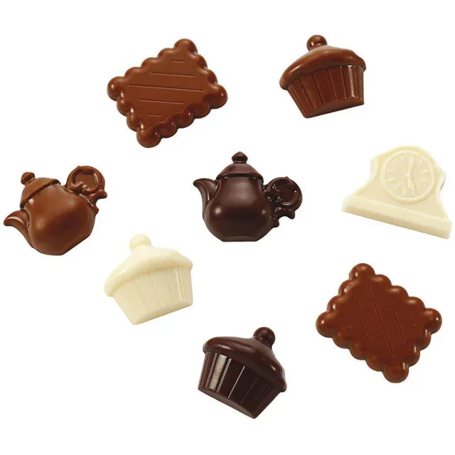 Chocolate Mould Assortment Tea Time - 20 Cavities