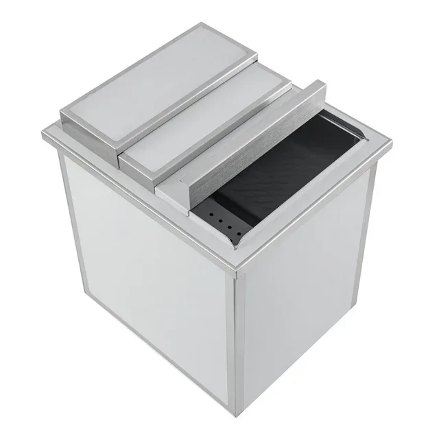 Built-in Ice Bin Stainless Steel 380x446 mm - Professional Refrigeration