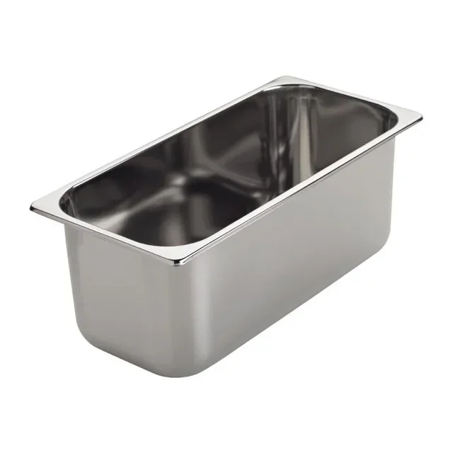Stainless Steel Ice Bin 360x165x150 mm - Professional Capacity for Bar and Catering