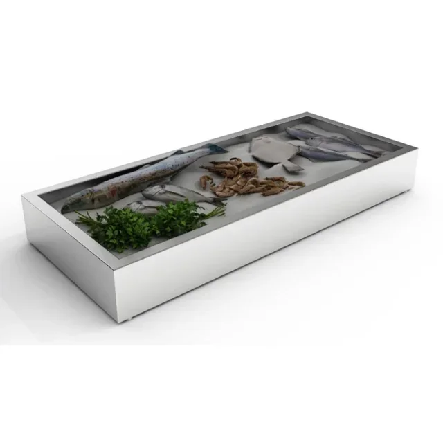 Built-in Crushed Ice Bin Gastronorm 4/1