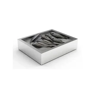 Crushed Ice Gastronorm Container 2/1 - Stainless Steel Bin for Crushed Ice