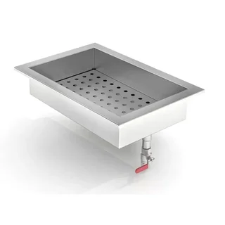 Recipiente Profissional para Gelo Triturado Gastronorm 1/1