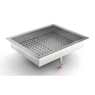 Integrated Crushed Ice Bin Gastronorm 2/1