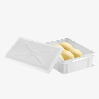 Caixa de Massa Meio Formato 9 Litros Branco - 400 x 300 mm