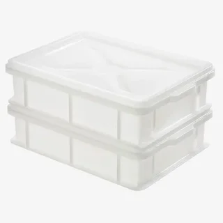 Caixa de Massa Meio Formato 9 Litros Branco - 400 x 300 mm