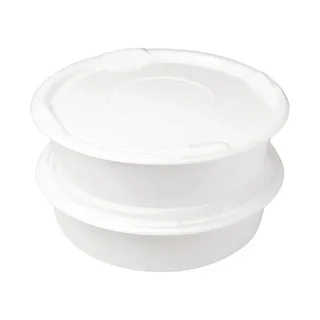 Runder Pizzateigbehälter 48 cm - 14 Liter - Teigkasten für Gärung und Aufbewahrung