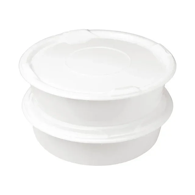 Runder Pizzateigbehälter 48 cm - 14 Liter - Teigkasten für Gärung und Aufbewahrung