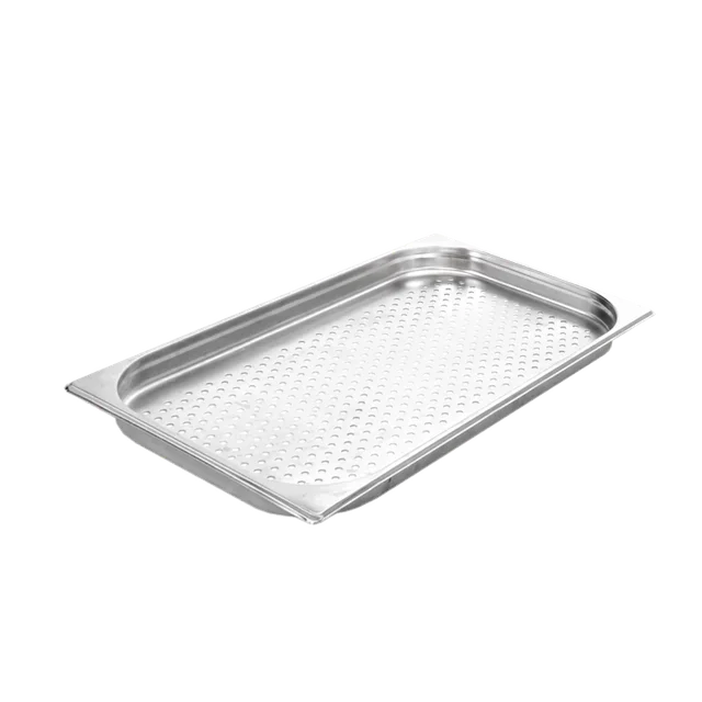 Bac Gastronorm GN 2/1 Perforé - Profondeur 40 mm