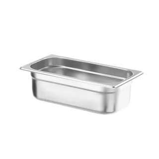 Bac Gastronorme 1/3 Inox - Hauteur 10 cm - Capacité 4 Litres