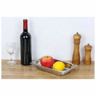 GN 1/3 Gastronorm Behälter Edelstahl - Höhe 40 mm - Fassungsvermögen 1,45 L