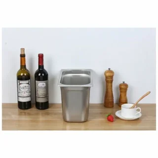 Bac Gastronorme 1/4 Inox - Hauteur 20 cm - Capacité 5,5 Litres