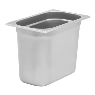 Bac Gastronorme 1/4 Inox - Hauteur 20 cm - Capacité 5,5 Litres