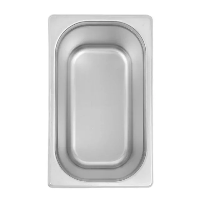 Bac Gastronorme 1/4 Inox - Hauteur 20 cm - Capacité 5,5 Litres