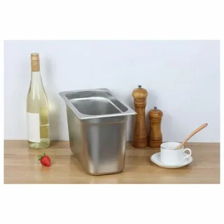 Bac Gastronorme 1/4 Inox - Hauteur 20 cm - Capacité 5,5 Litres