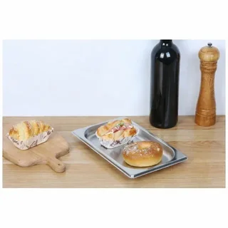 Bac Gastronorme 1/4 Inox - Hauteur 20 mm - Capacité 0,8 Litre