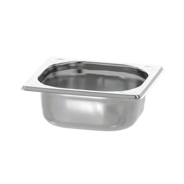 Bac Gastronorme 1/6 Basic Line - 65 mm Profondeur - Capacité 1 Litre