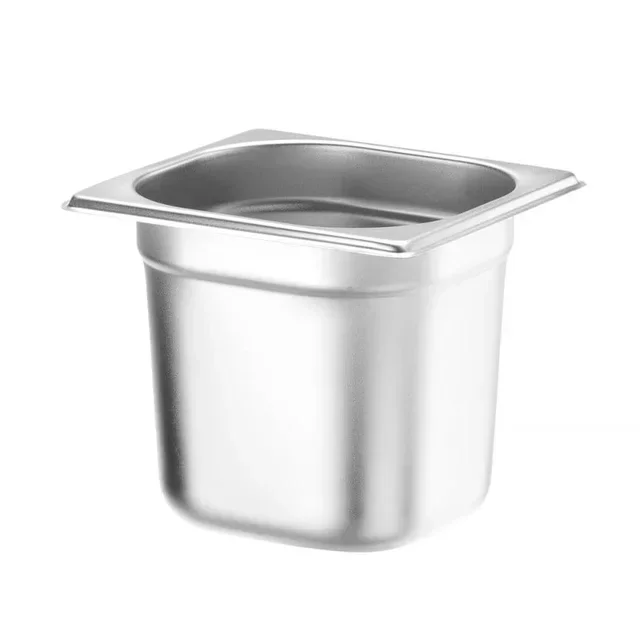 Bac Gastronorme 1/6 Inox - Hauteur 150 mm - Contenance 2,4 Litres