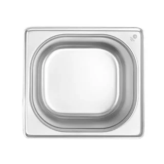 Bac Gastronorme 1/6 Inox - Hauteur 150 mm - Contenance 2,4 Litres