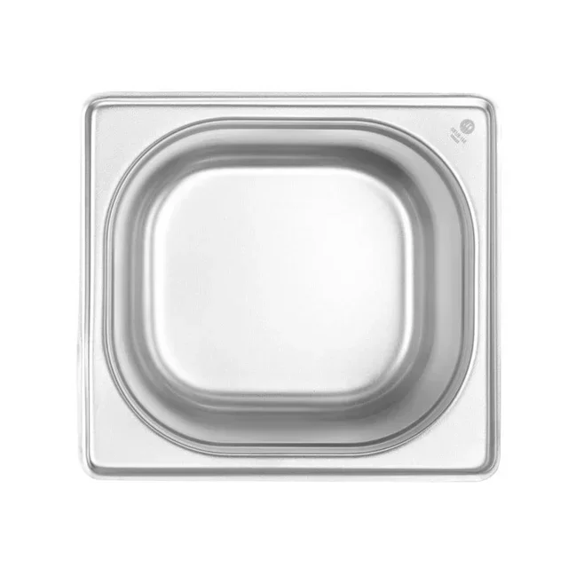 Bac Gastronorme 1/6 Inox - Hauteur 150 mm - Contenance 2,4 Litres