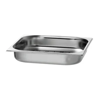 Bac Gastronorme 2/3 Perforé Inox - Hauteur 65 mm - Capacité 5,5 Litres