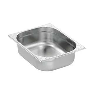 Bac Gastronorme GN 1/2 Basic Line - Profondeur 100 mm - Capacité 6,5 Litres